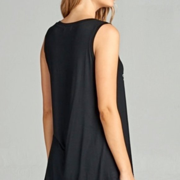 NWT LA Soul Giraffe Trio Loose Tank - Picture 2 of 2